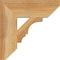 Ekena Millwork Balboa Slat Rough Sawn Bracket, Western Red Cedar, 4"W x 14"D x 14"H BKT04X14X14BOA06RWR - alternate 3